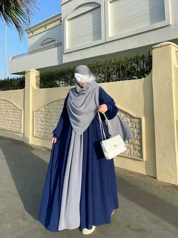 Abaya bleu