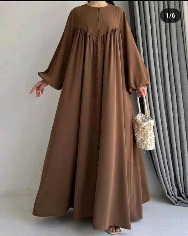 abaya brune
